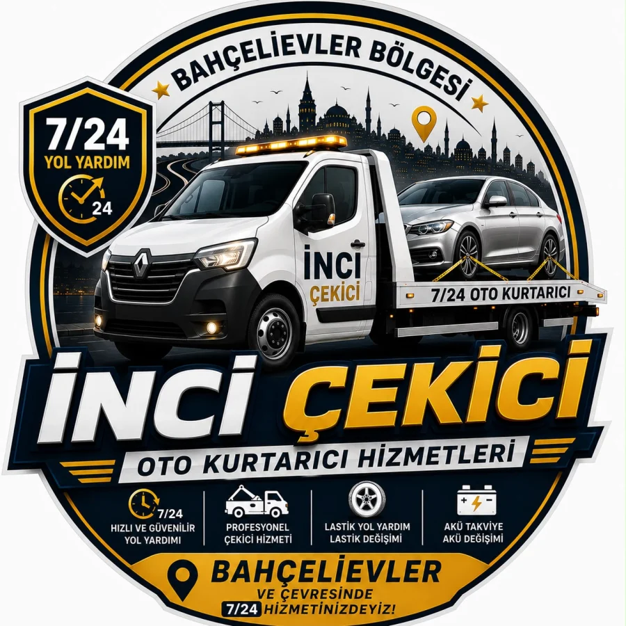 İnci Oto Çekici Bahçelievler 7/24 Yol Yardım